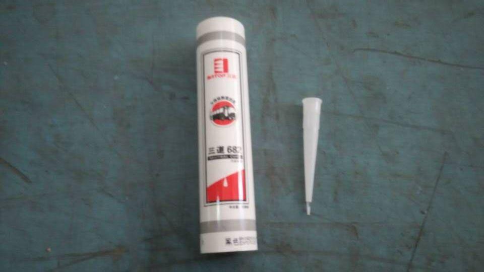 Silicone sealant, black three-patterned 682,300mL aluminum tube