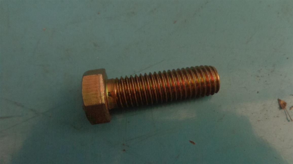 Bolts-M12*1.75, L40, 8.8 grade, color zinc plated, hexagon head