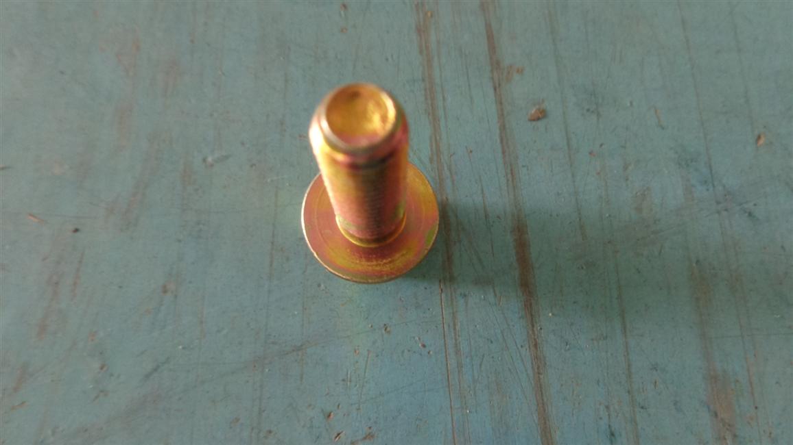 Bolts-M8*1.25, L25, 8.8 grade, color-plated zinc, hexagonal flange surface