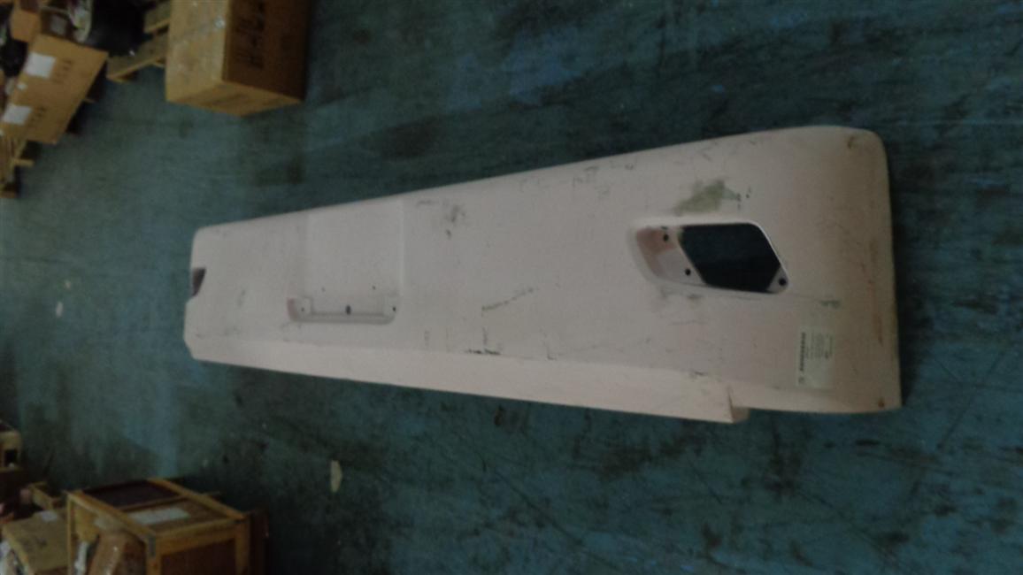 Rear bumper, 6128Y, fiberglass, integrated