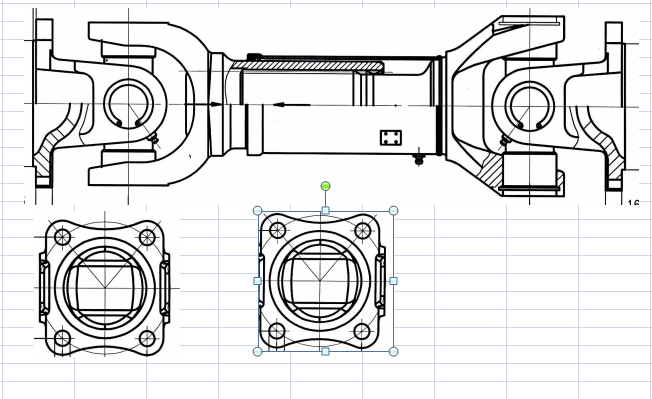 Rear axle drive shaft
