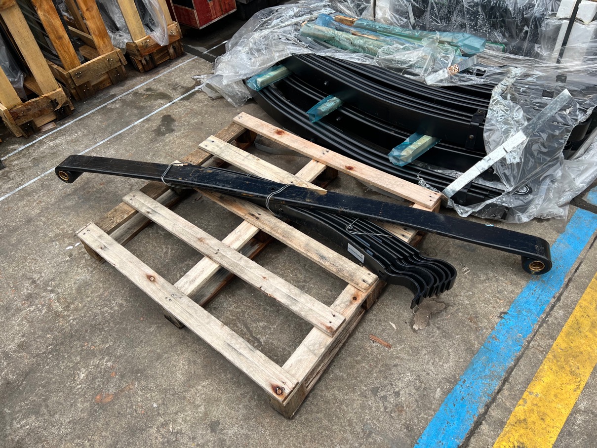 The first piece of the back spring