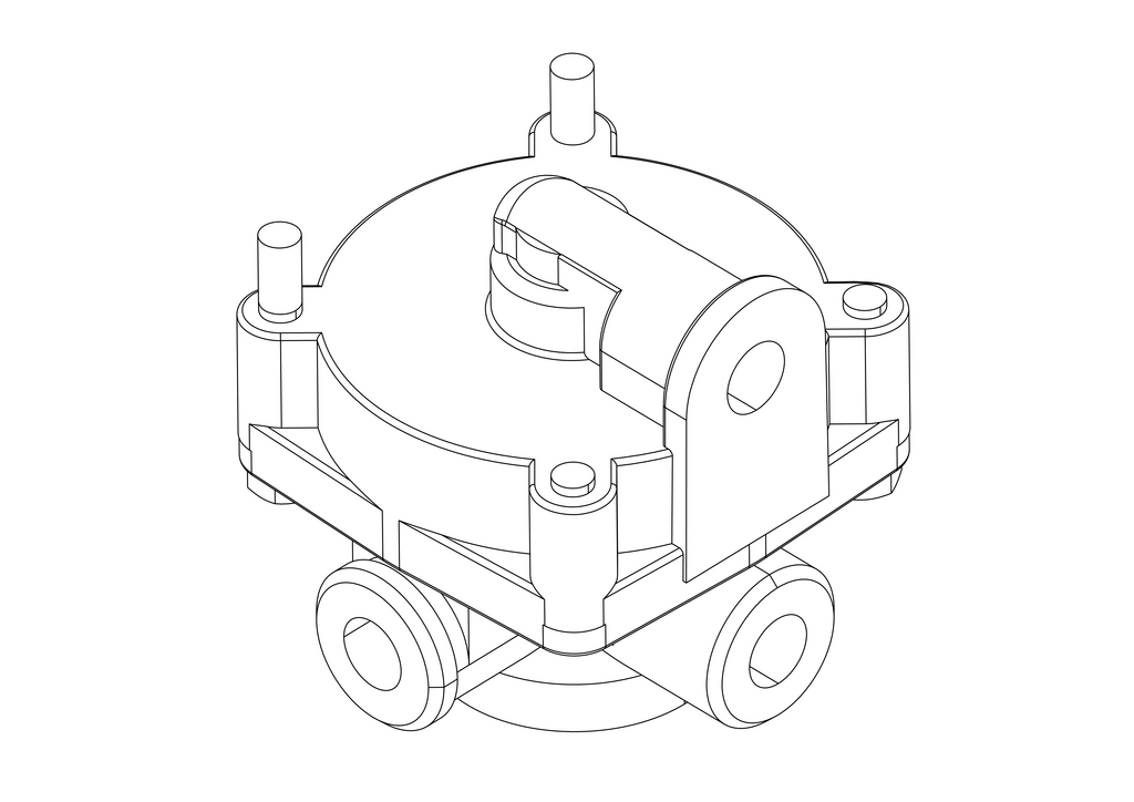 Differential relay valve