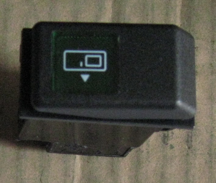 Rocker switch, passenger door switch