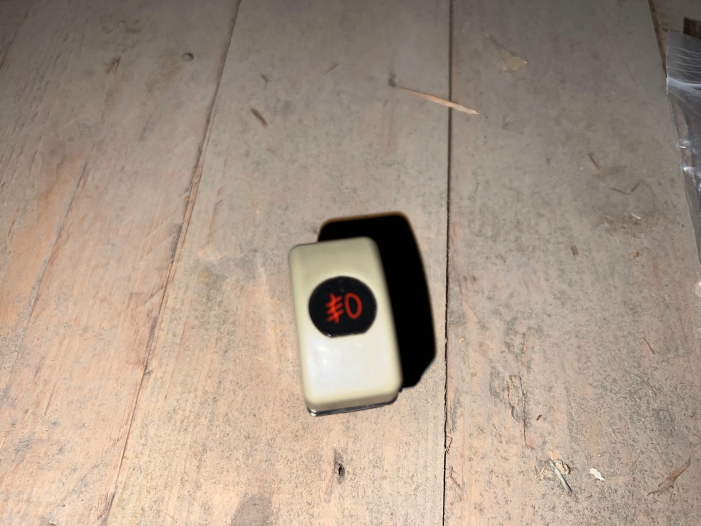 rocker switch, fog light switch