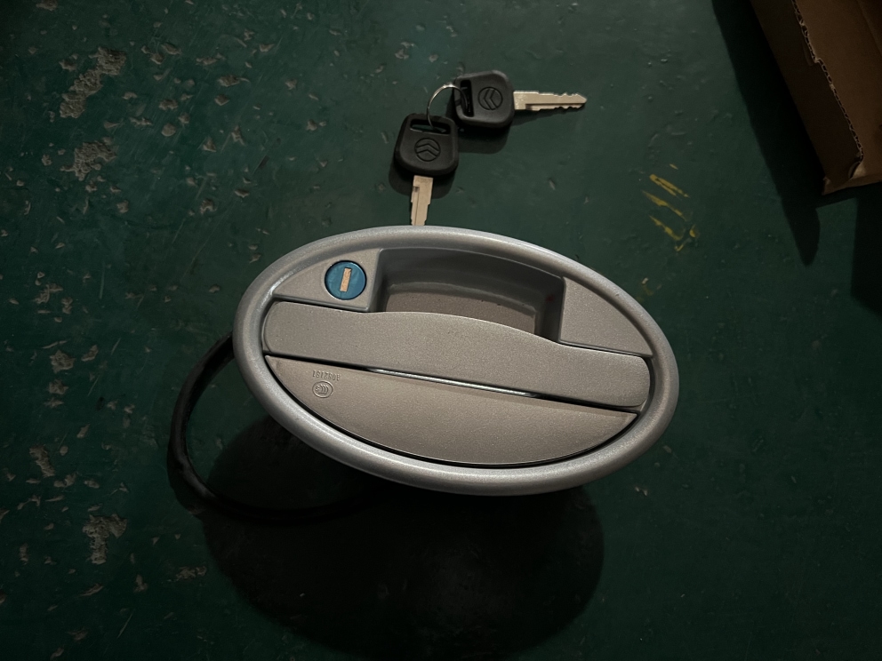 Luggage rack door lock