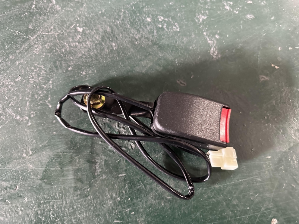 Seat belt assembly accessories, seat belt buckle