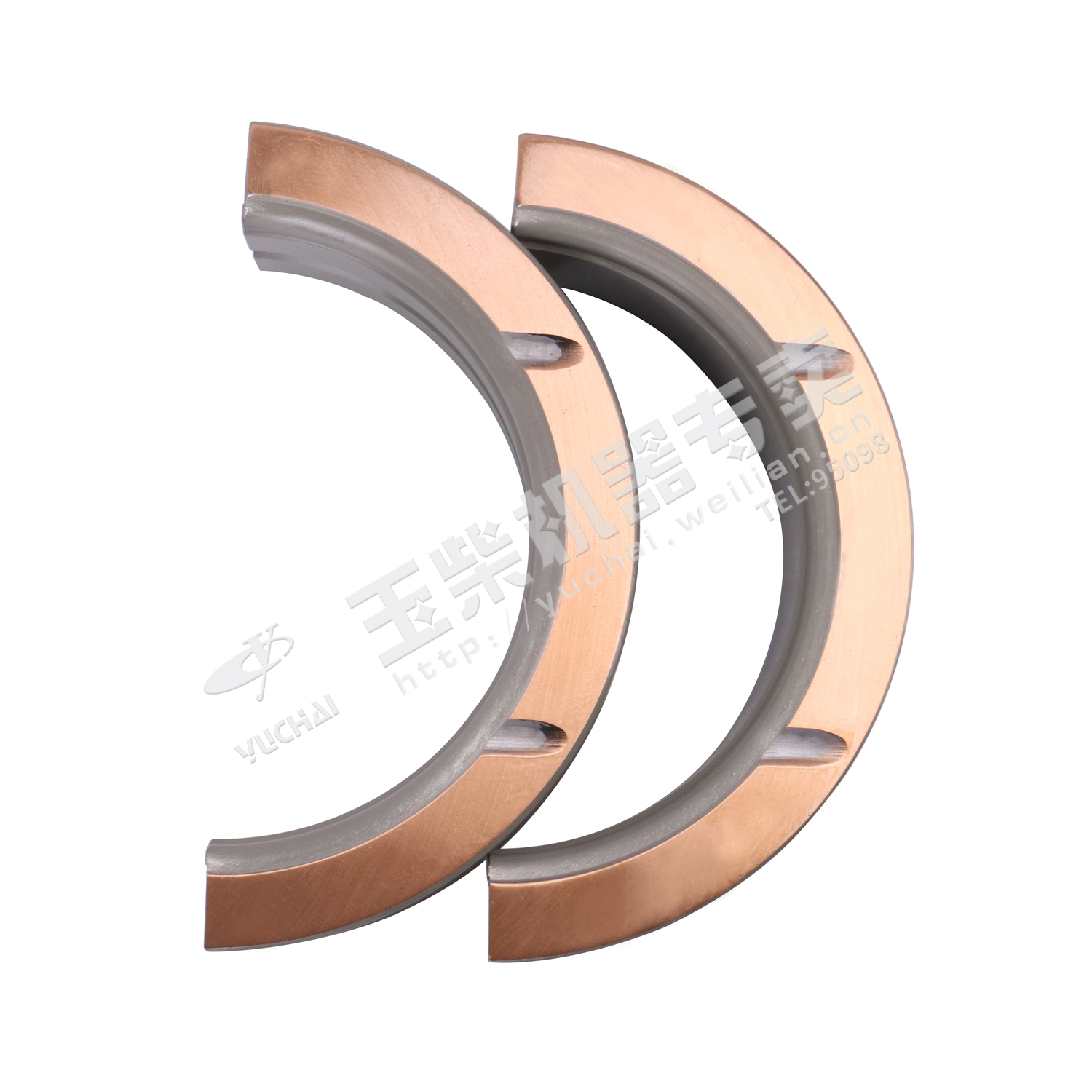 曲轴止推瓦(加大0.25)(2件