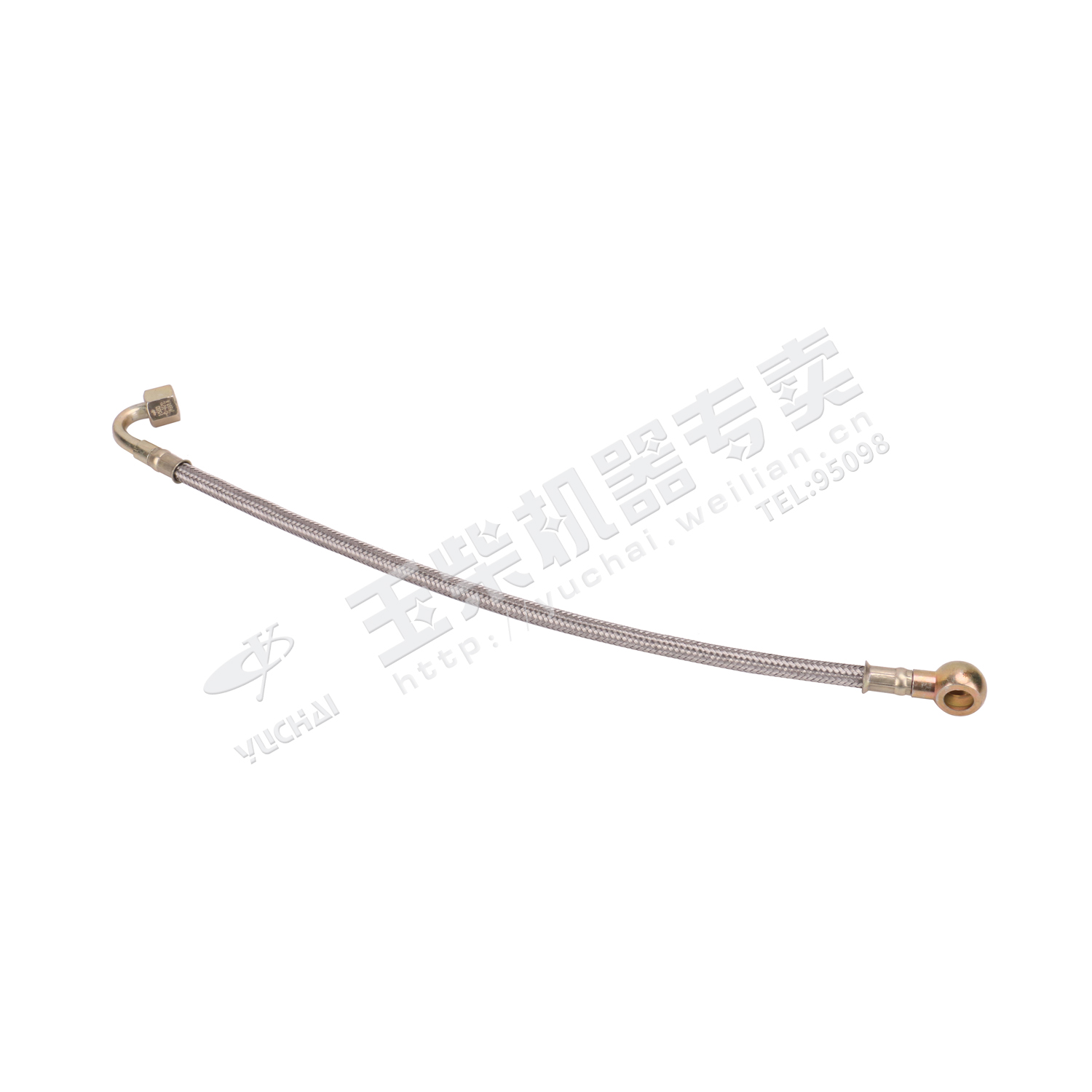 Supercharger oil inlet hose