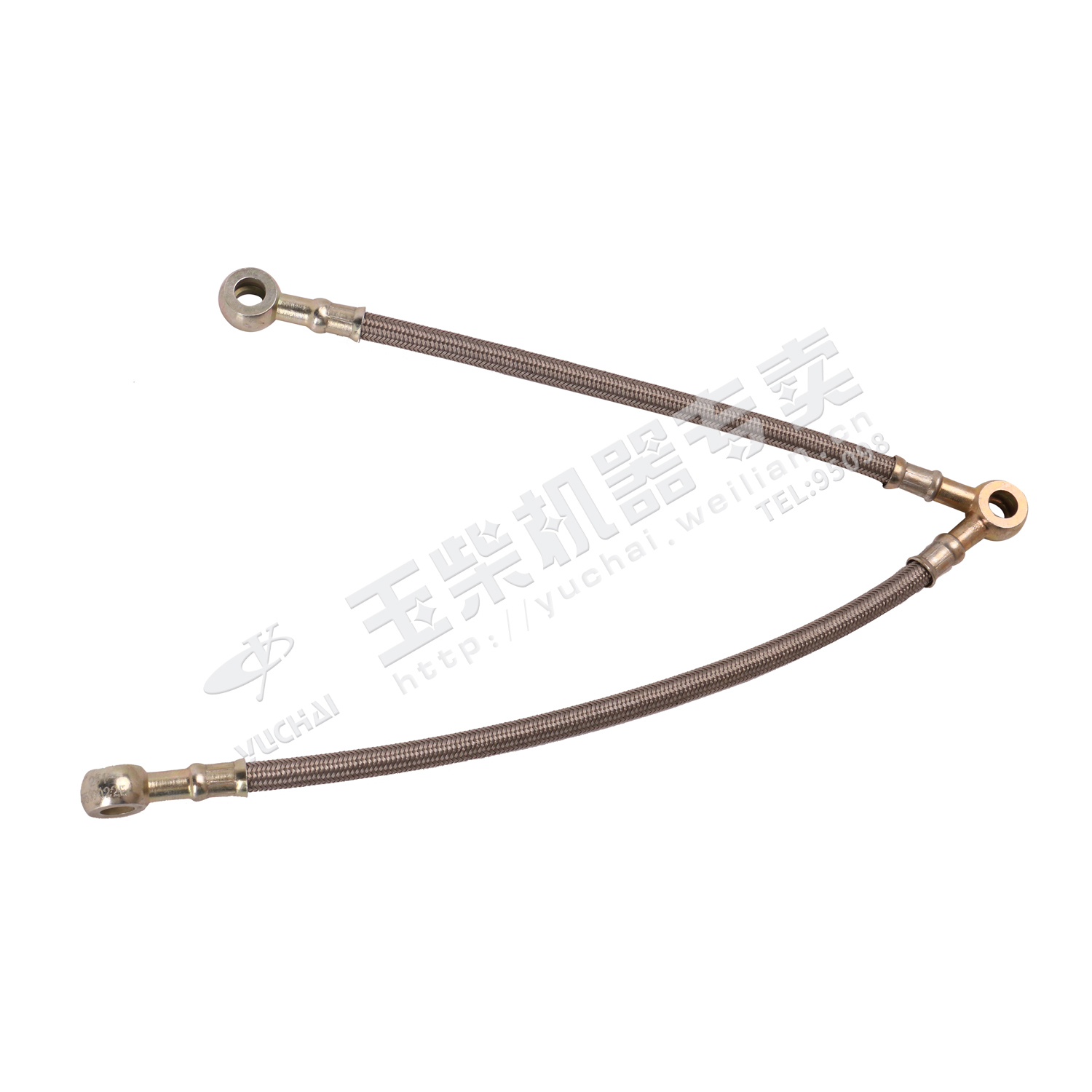 Air compressor lubricating oil pipe