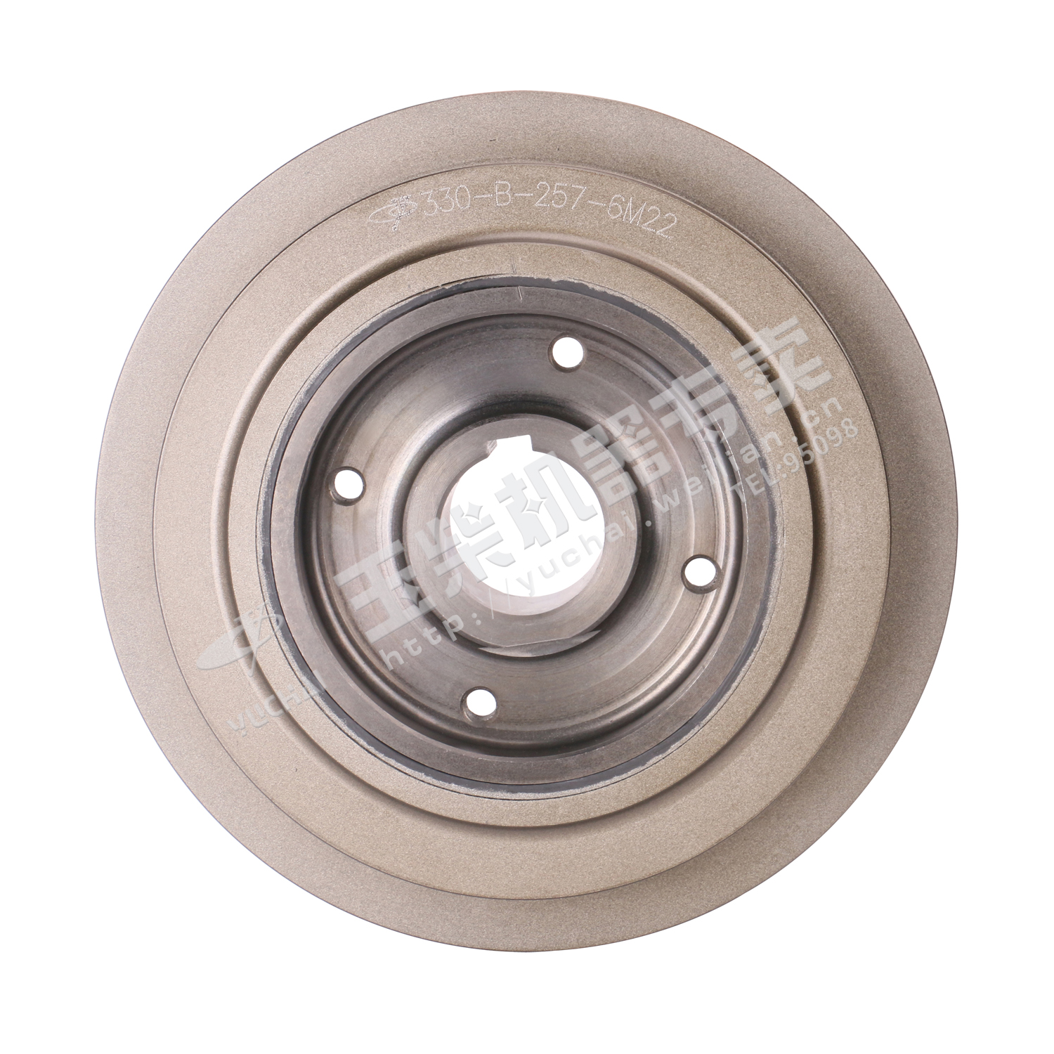 Pullwheel vibration damper assembly