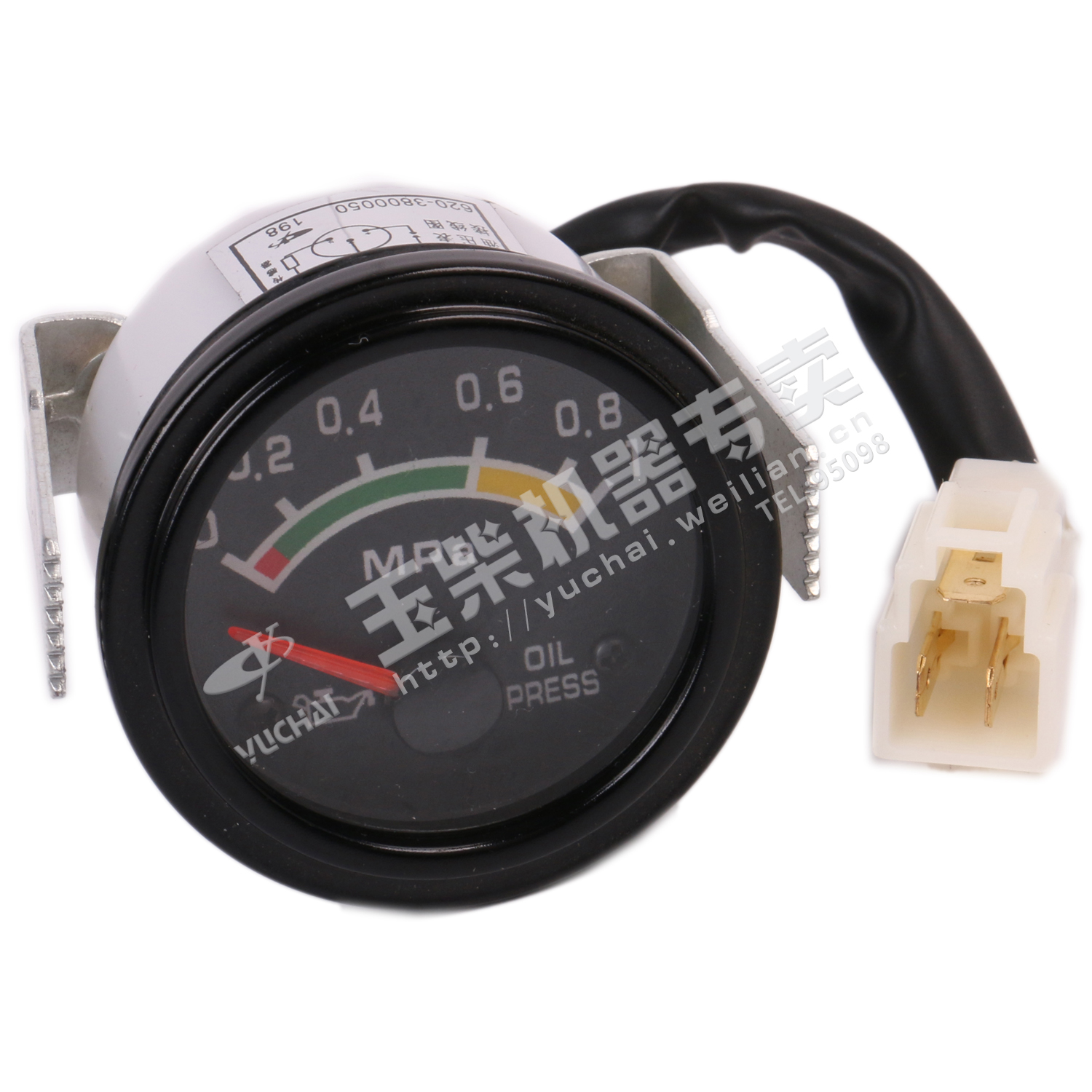 Oil pressure gauge