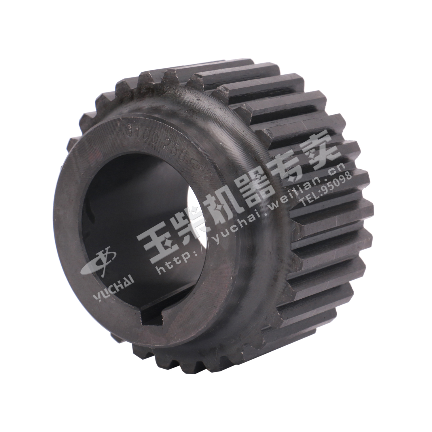 Fuel injection pump drive external spline