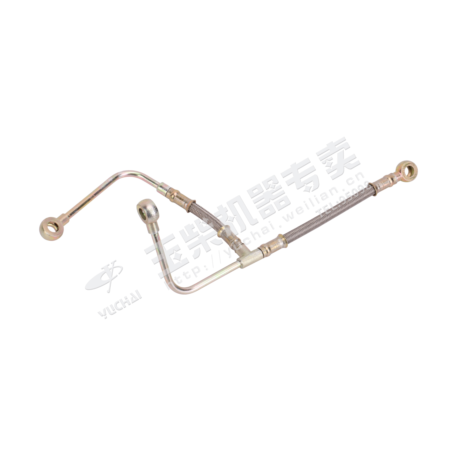 Air compressor oil inlet pipe assembly