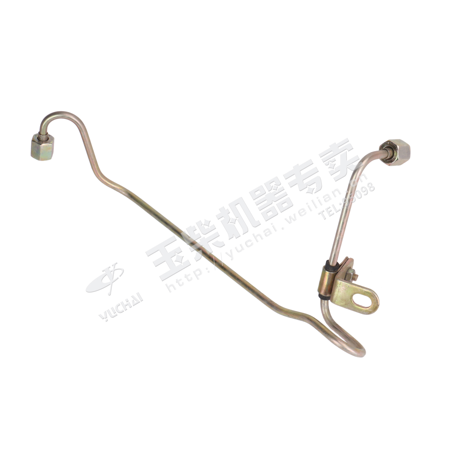 Third cylinder high pressure oil pipe assembly