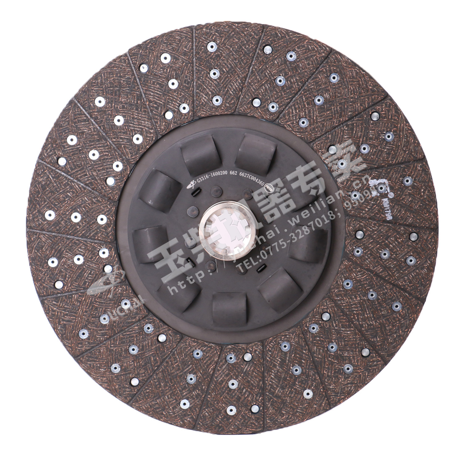 Clutch driven plate subassembly