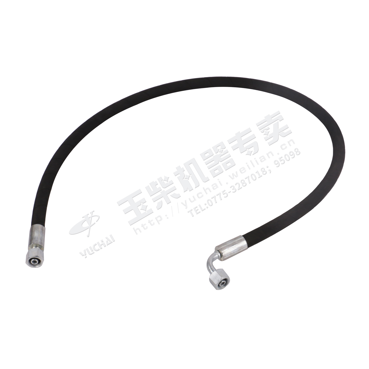 Steering pump oil outlet pipe
