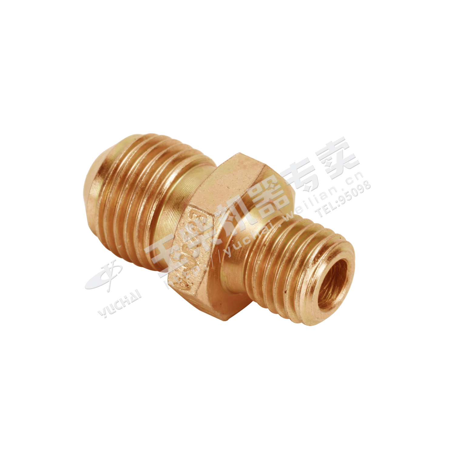 Supercharger oil inlet connector-1