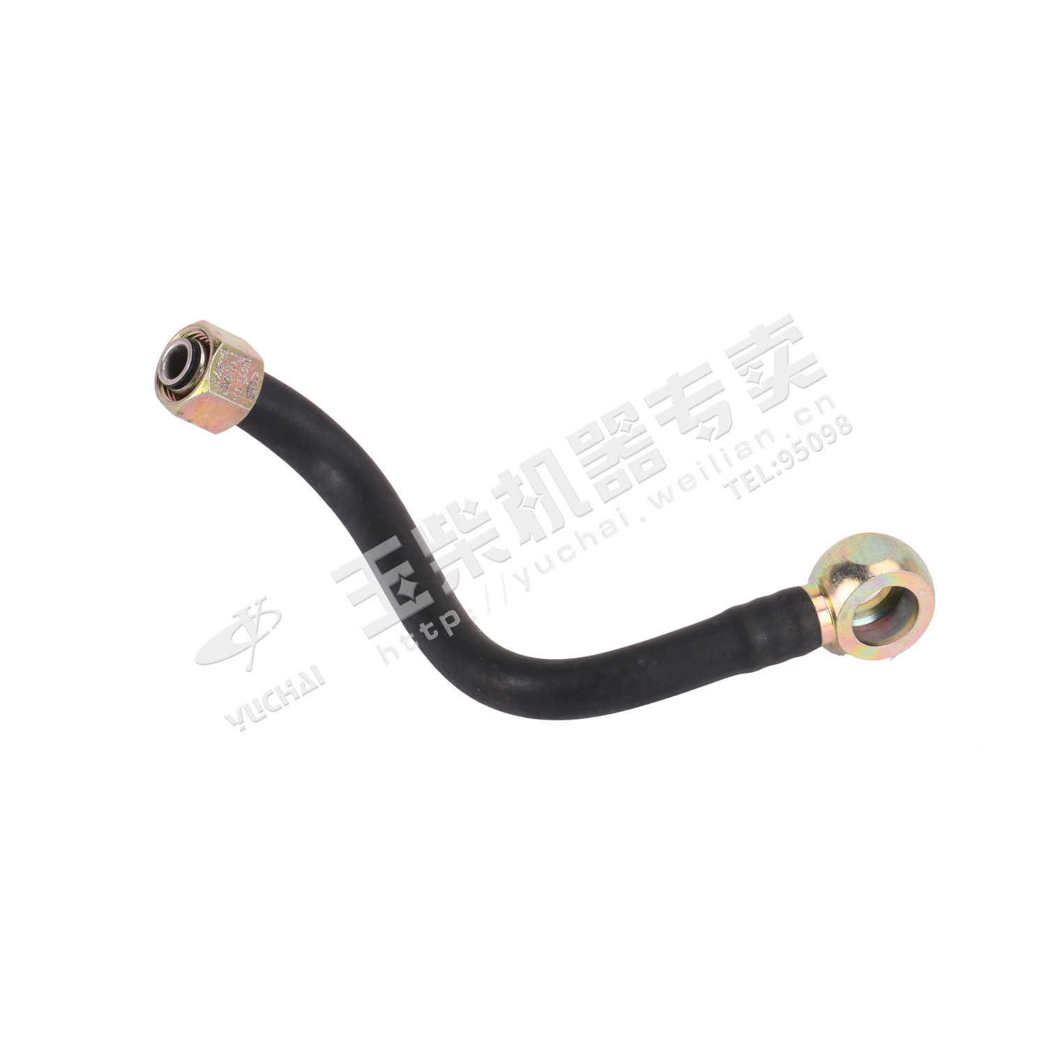 Oil pump oil spill pipe parts