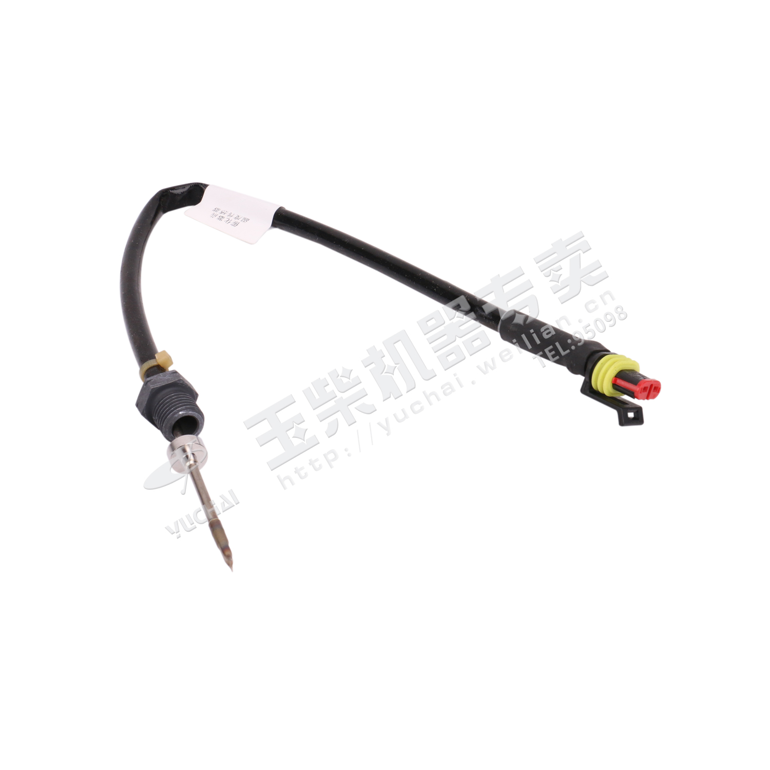 Temperature sensor in front of the catalytic