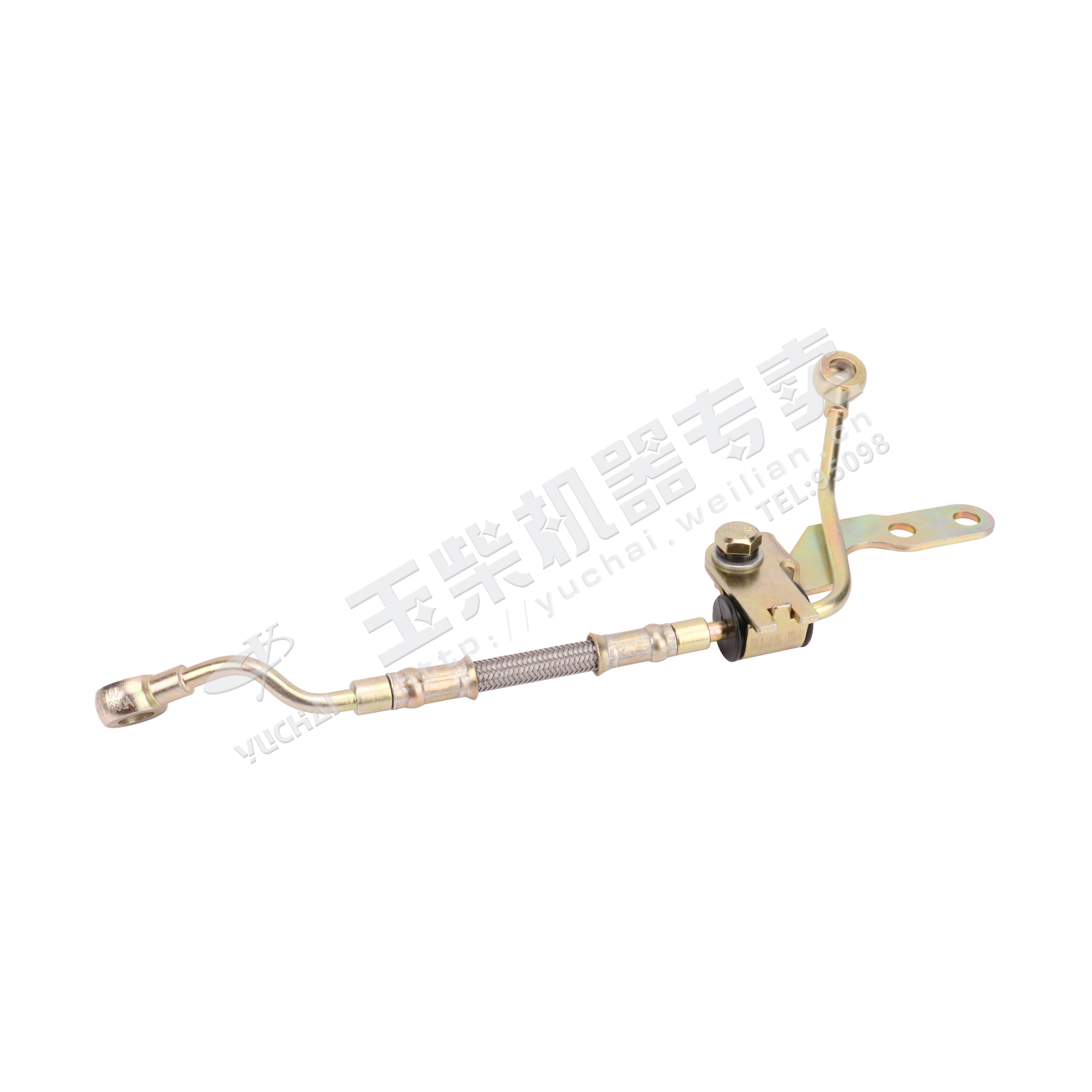 Engine oil inlet pipe assembly