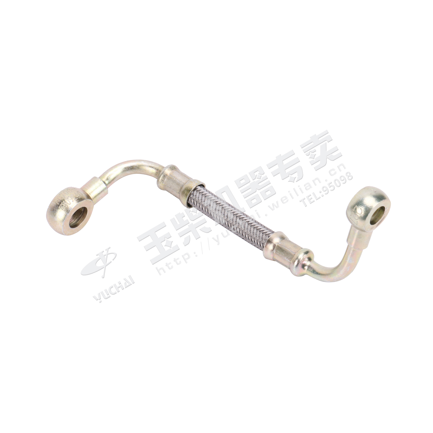 Air compressor oil inlet pipe assembly