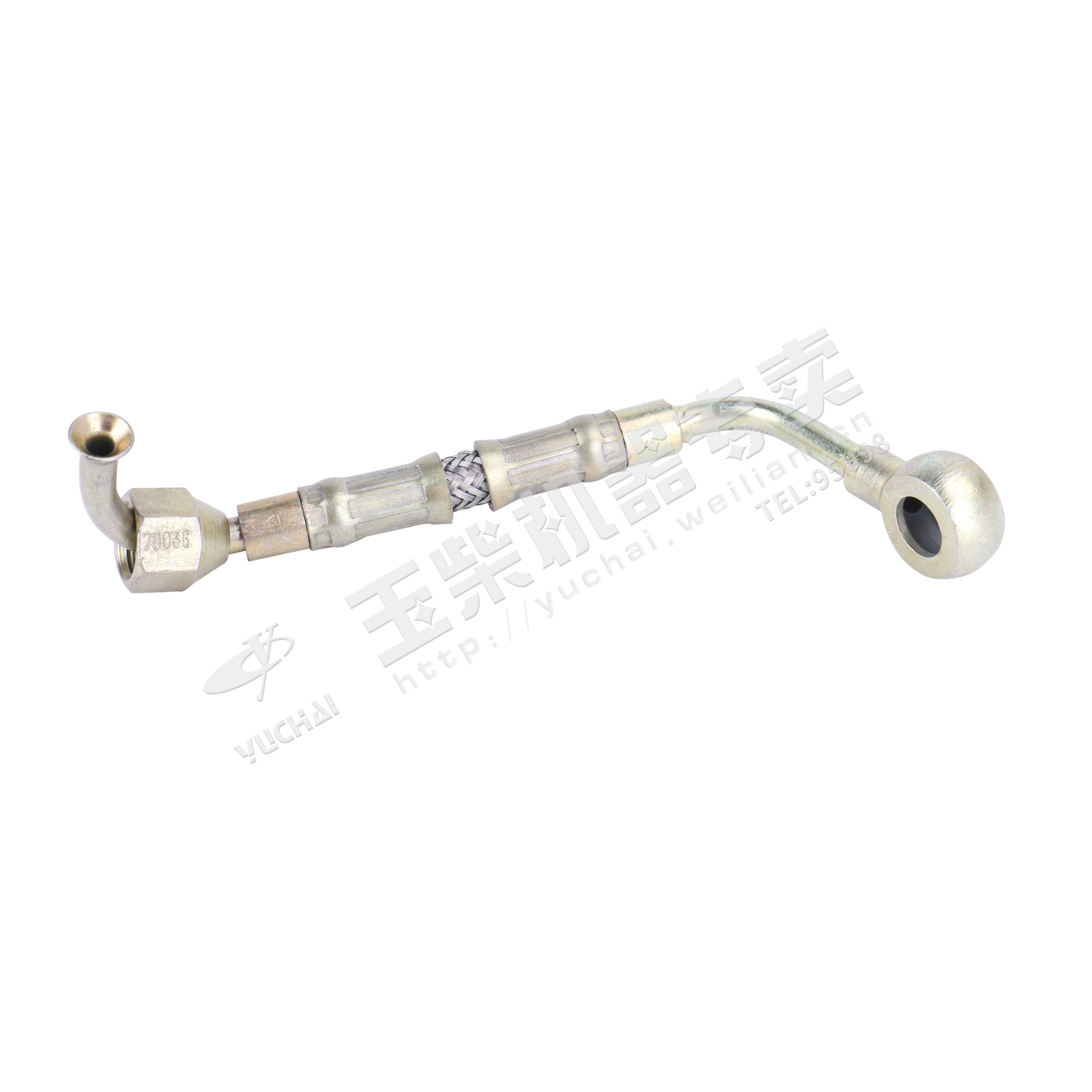 Engine oil inlet pipe assembly