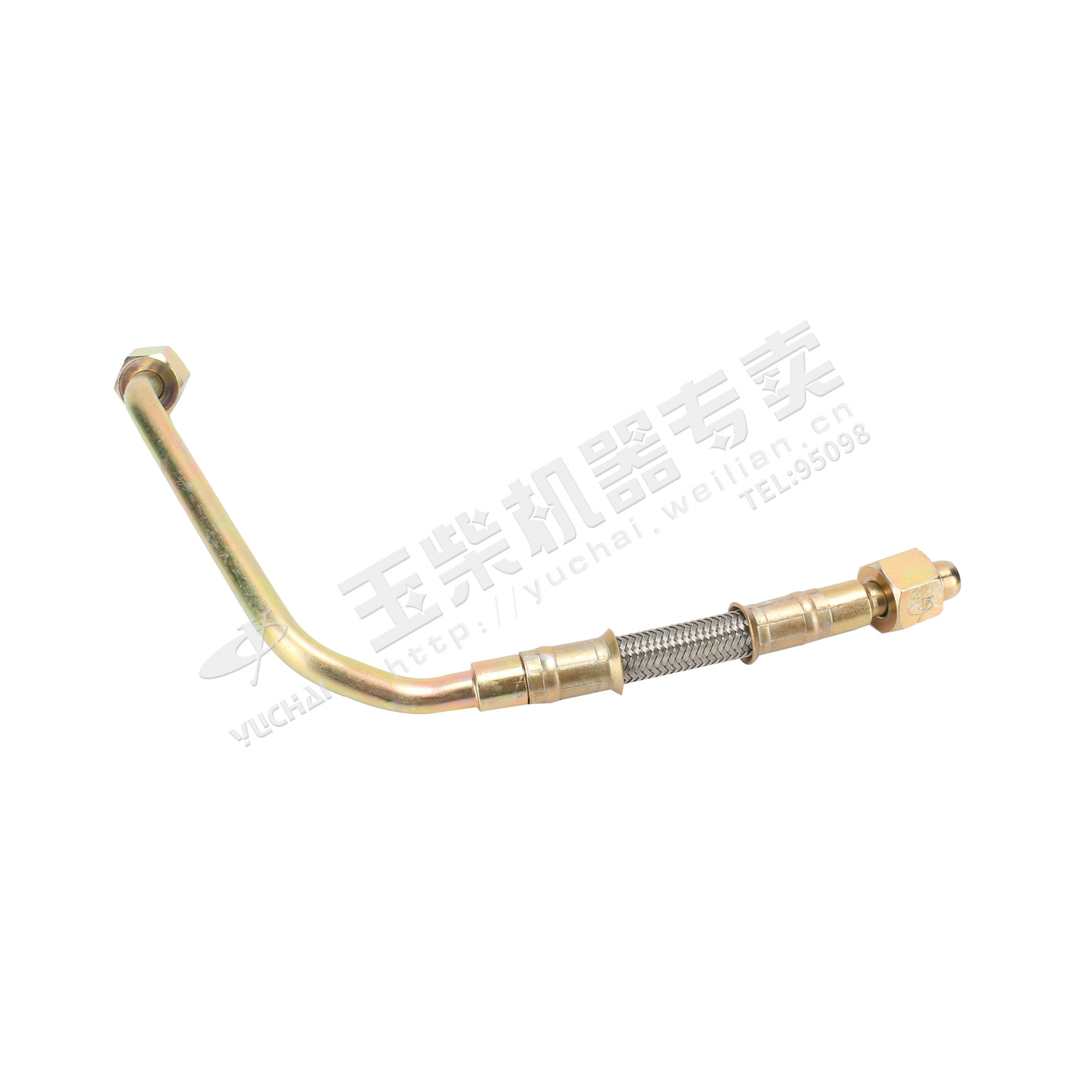 Diesel filter to oil injection pump pipe components-1