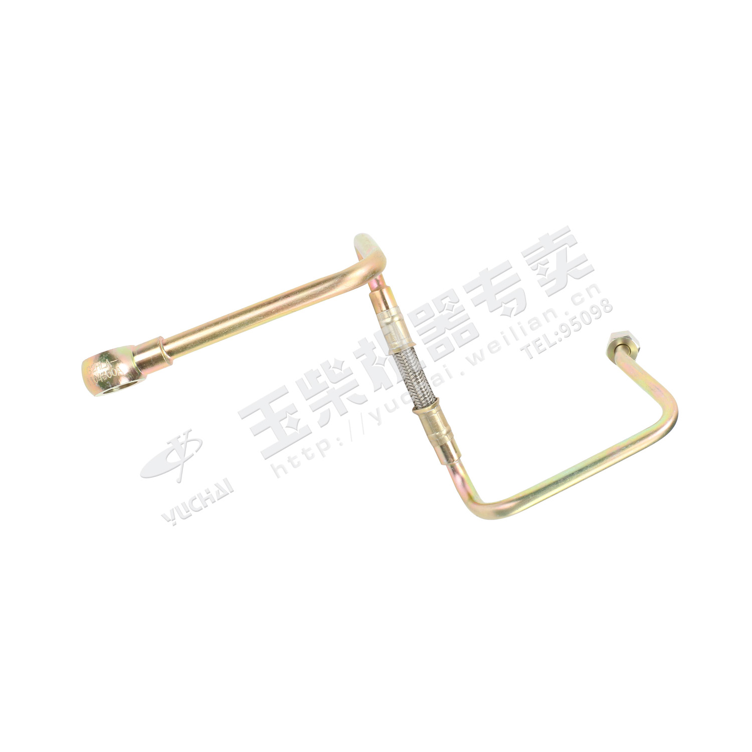 输油泵至柴滤器油管部件