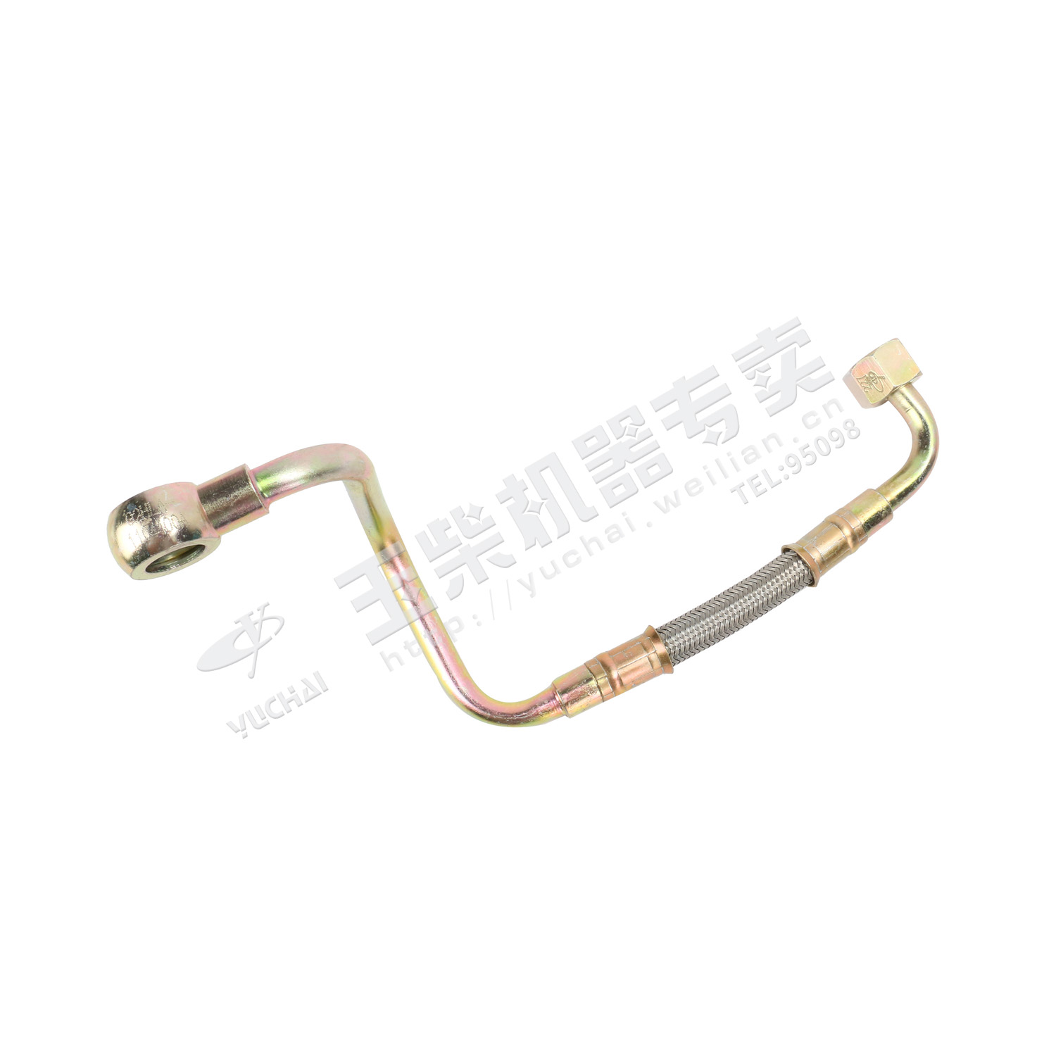 Diesel filter to oil injection pump pipe components