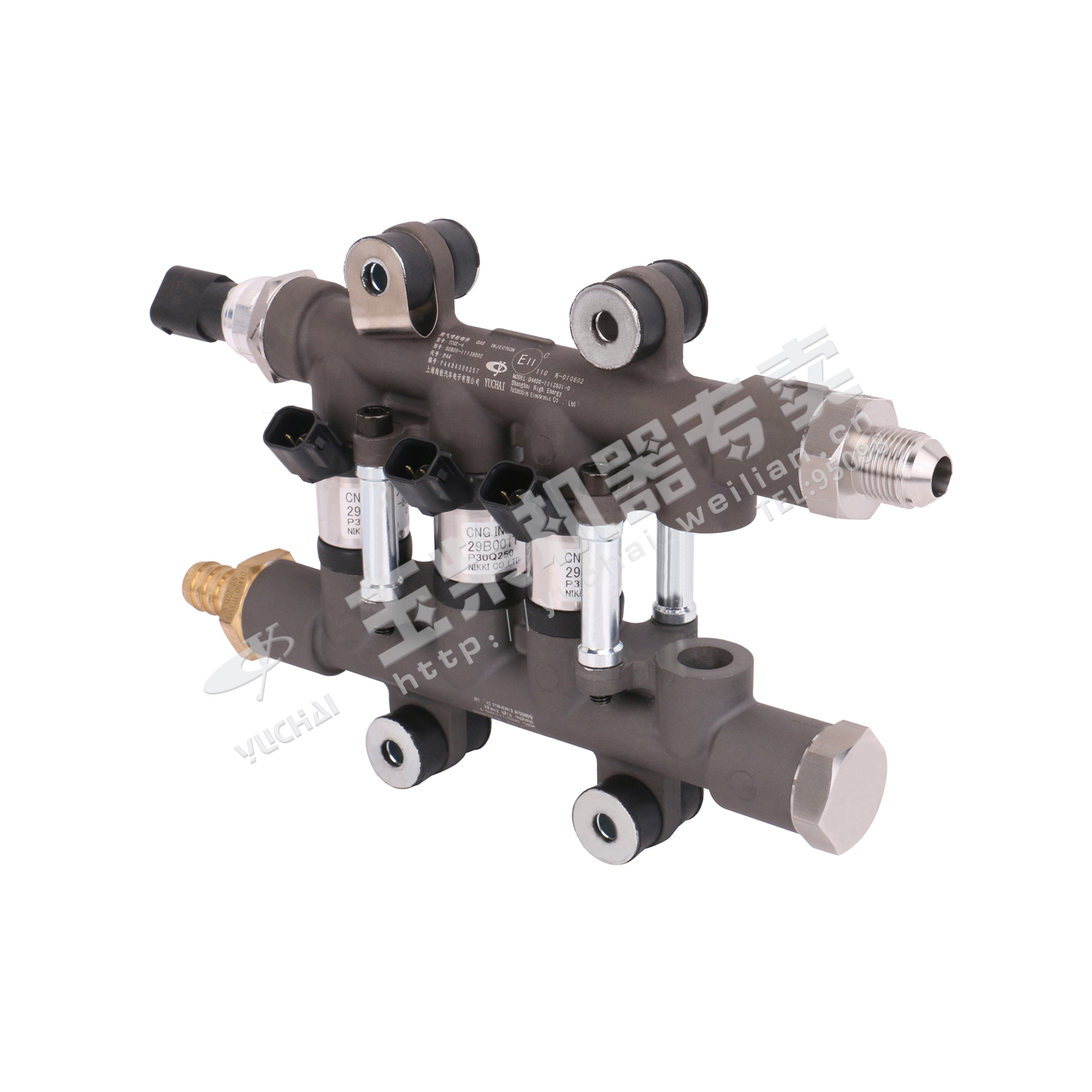 Gas injection components