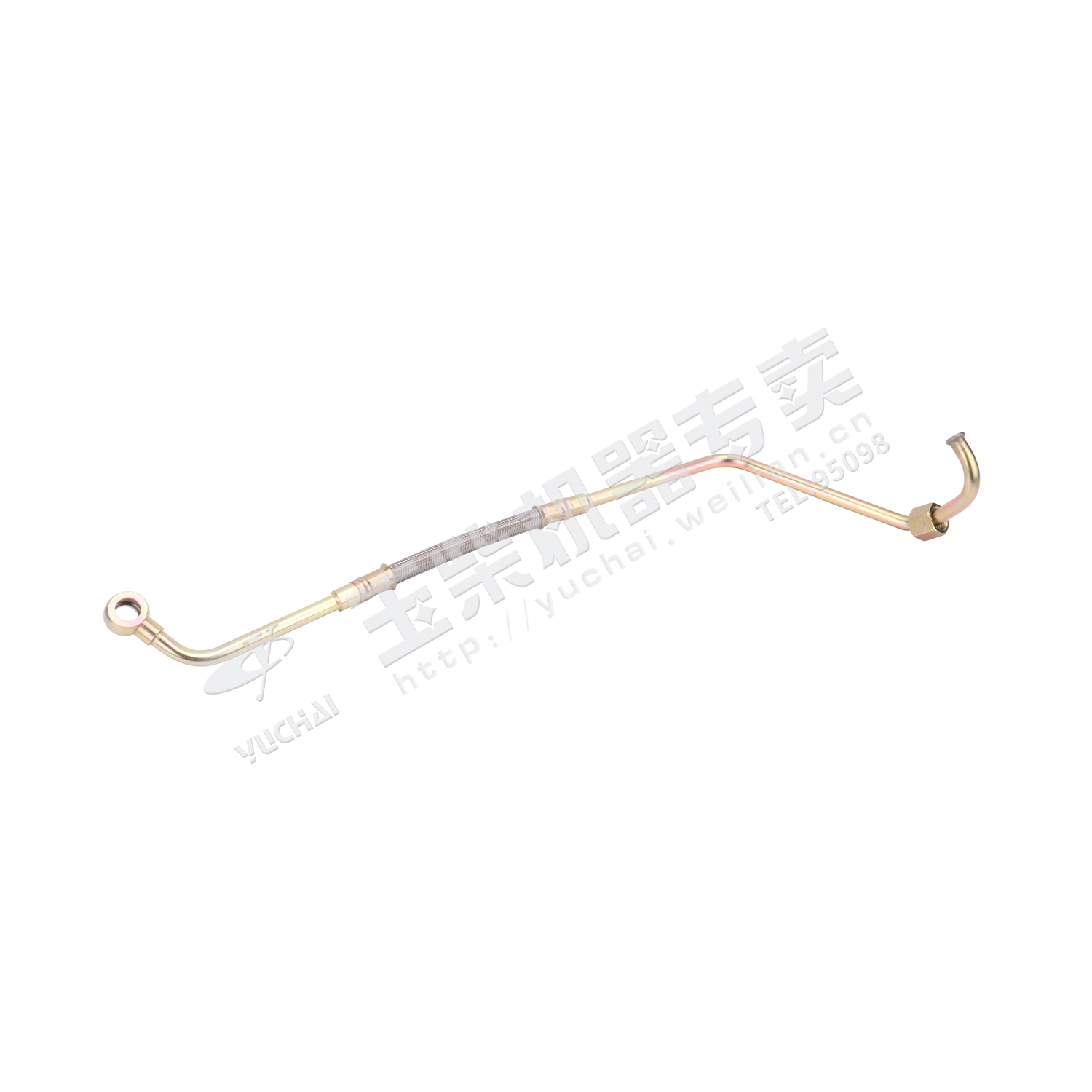 Supercharger water inlet pipe