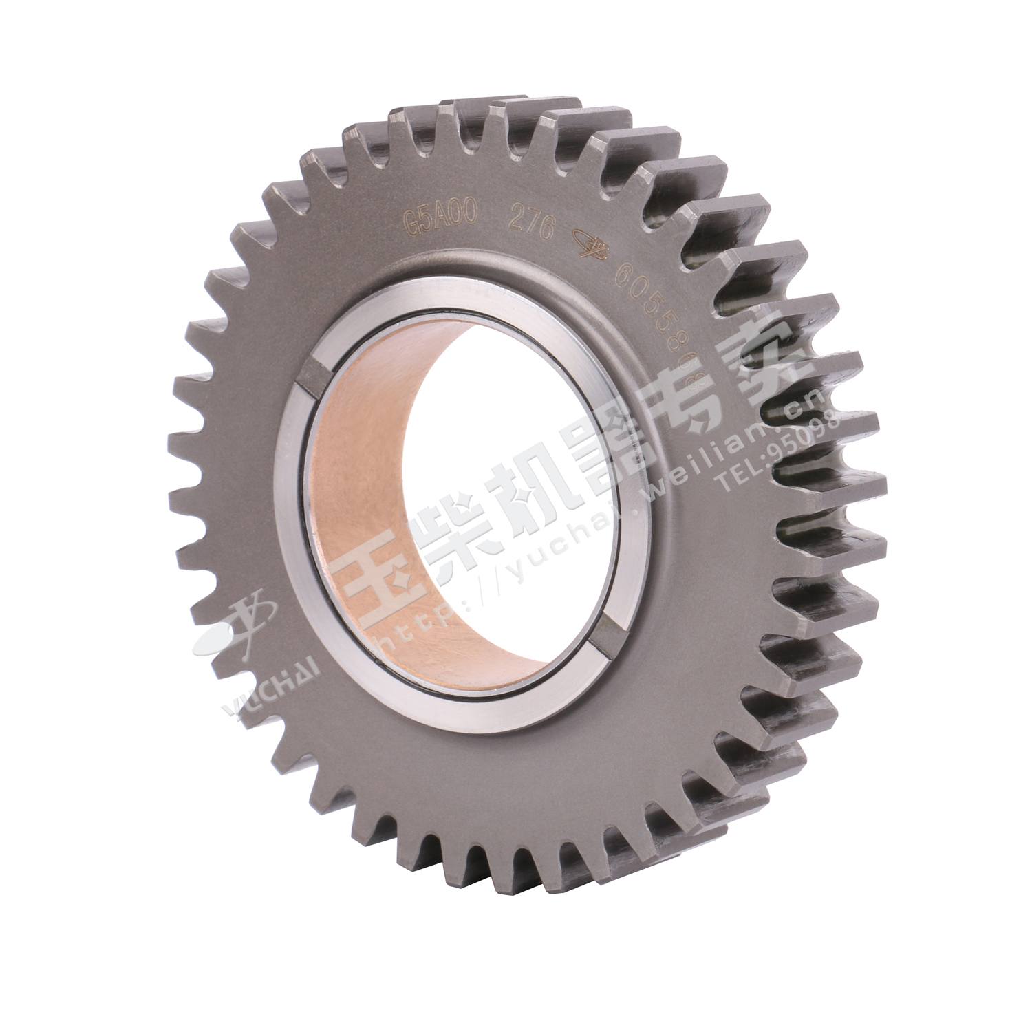 Air compressor idler gear assembly