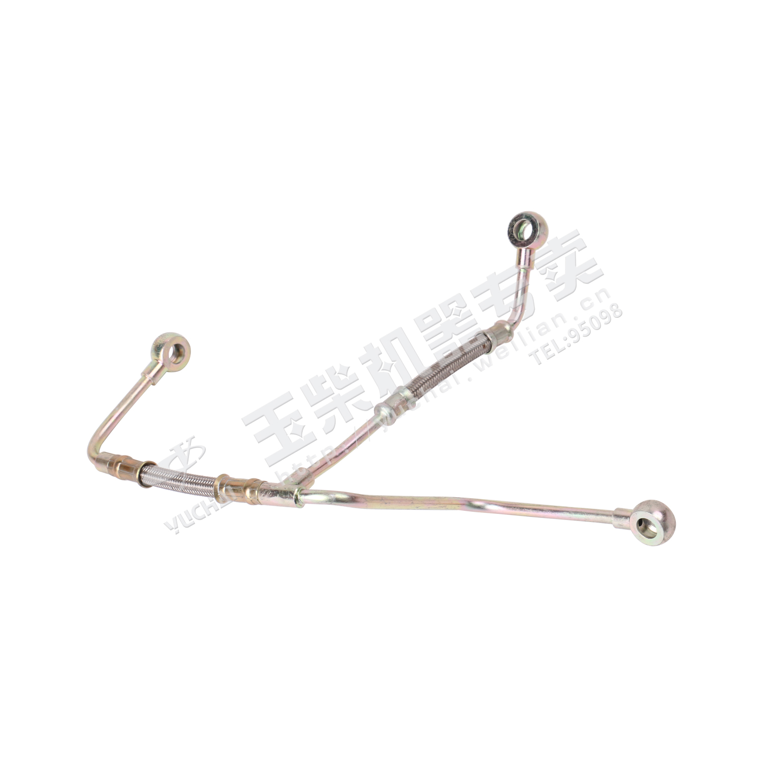 Air compressor oil inlet pipe welded parts