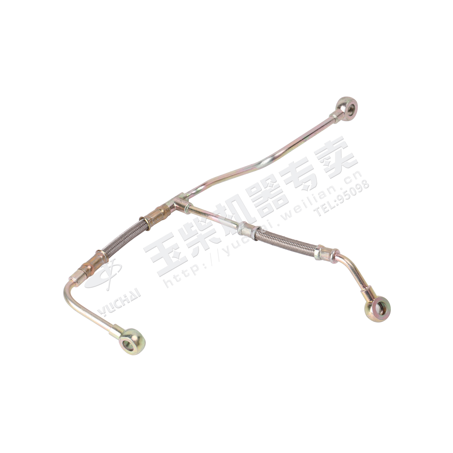 Air compressor oil inlet pipe welded parts-1