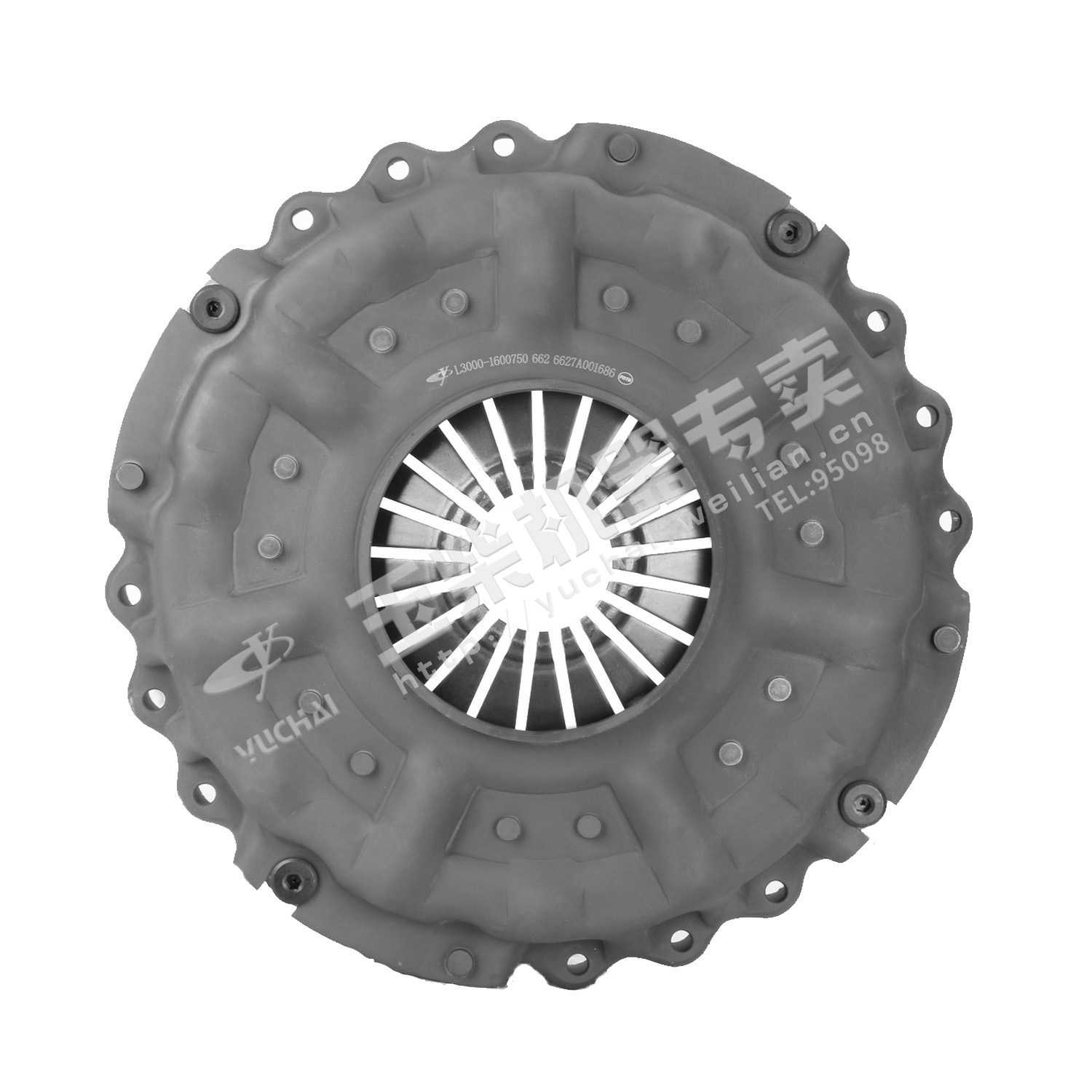 Clutch cover and plate assembly
