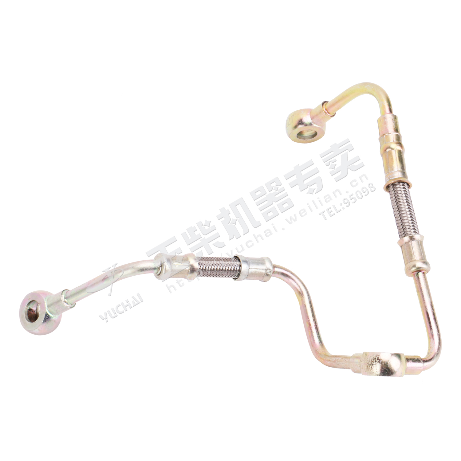 Air compressor oil inlet pipe welded parts