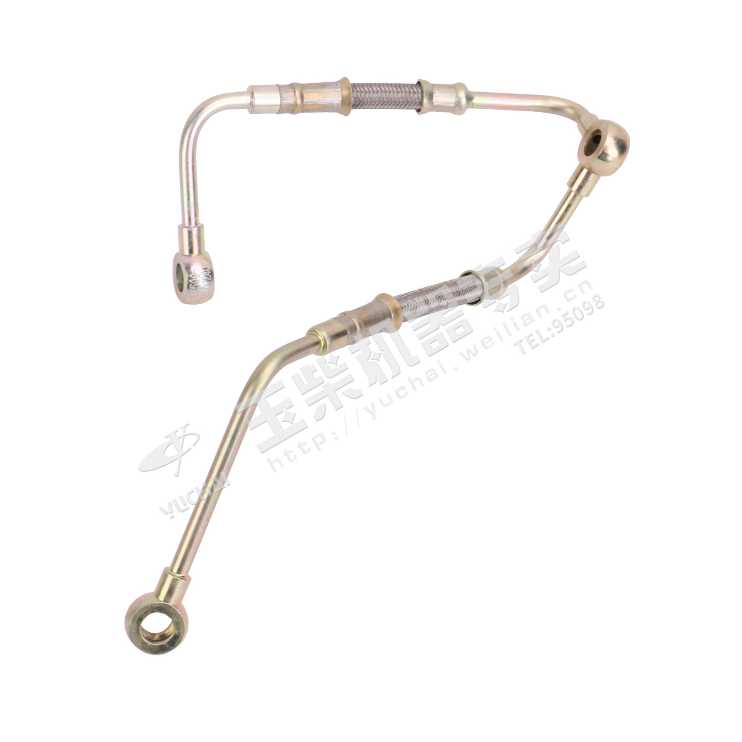 Air compressor oil inlet pipe assembly