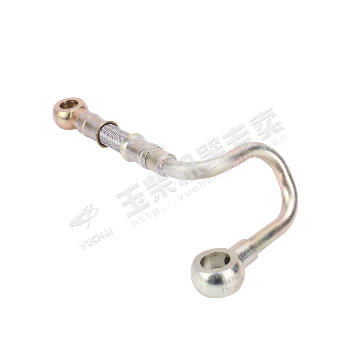 Engine oil inlet pipe assembly