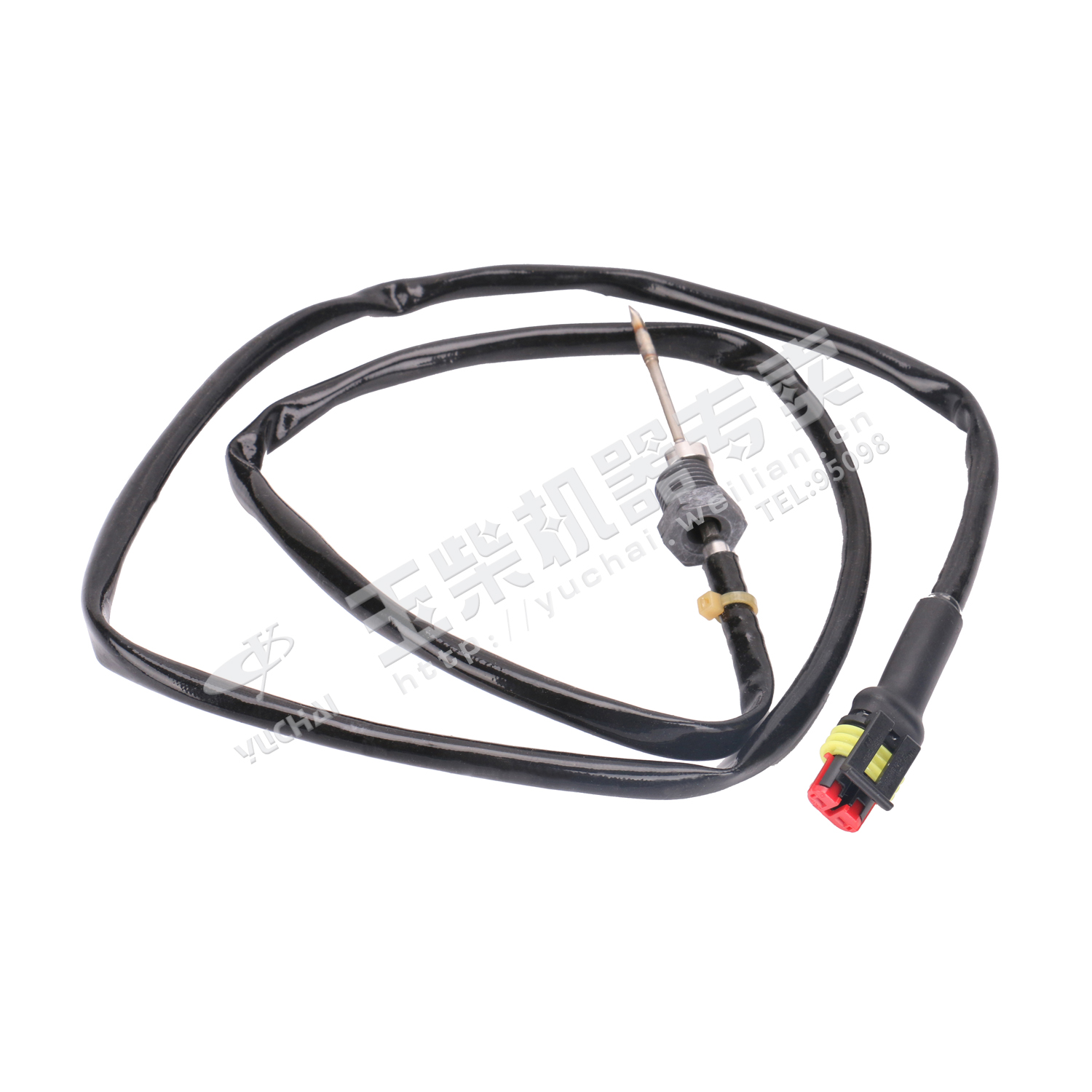 Temperature sensor in front of the catalytic