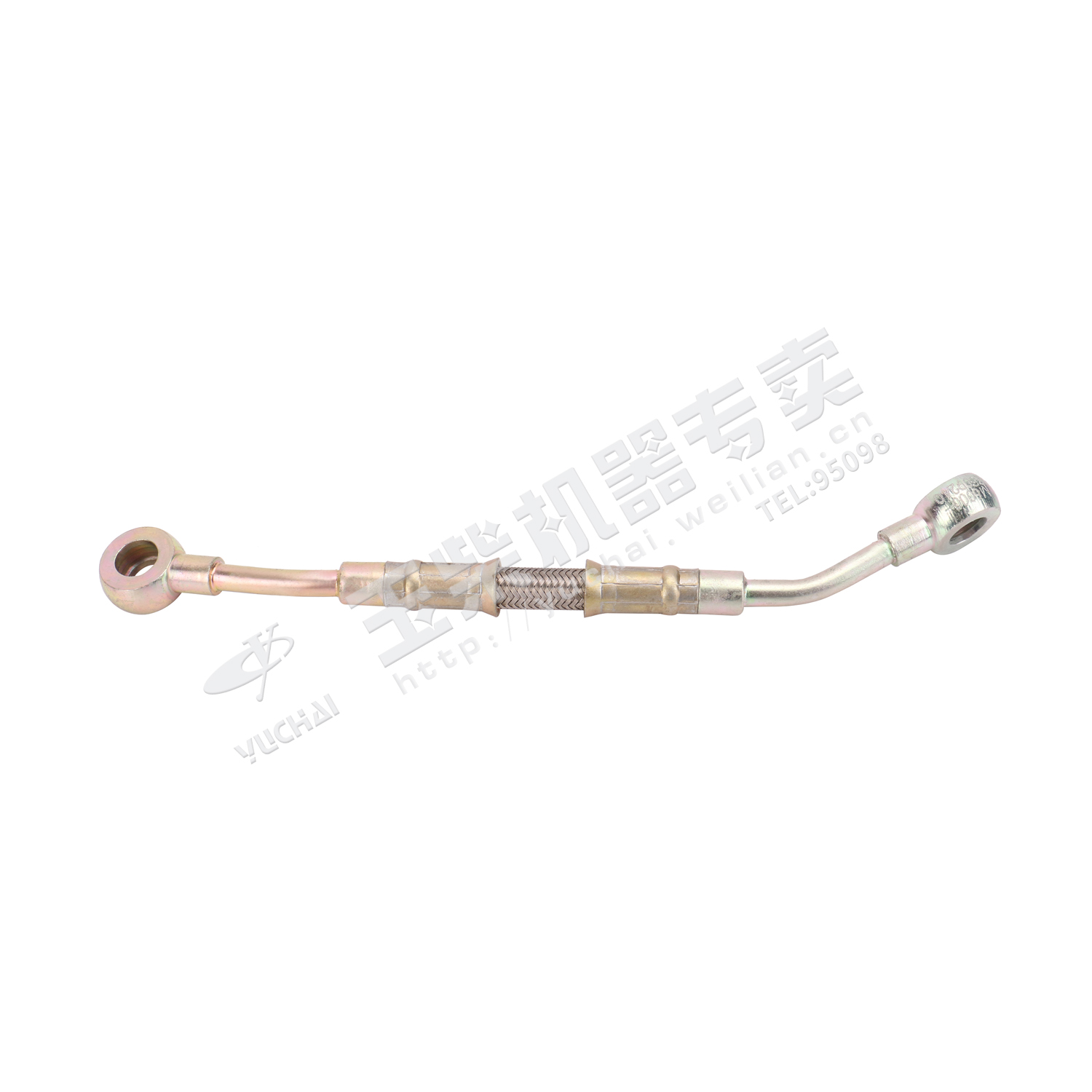 Air compressor oil inlet pipe assembly