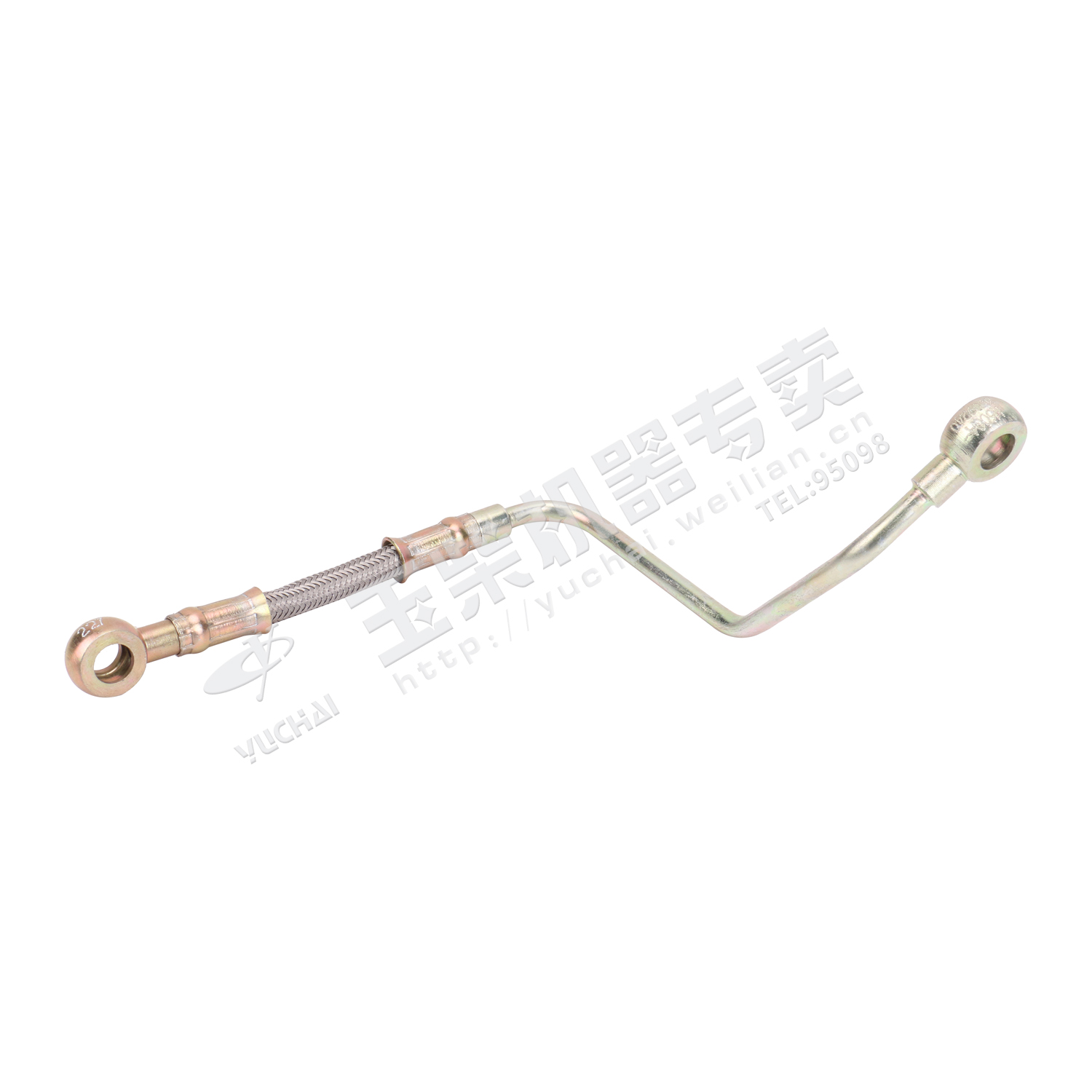 Air compressor oil inlet pipe welded parts