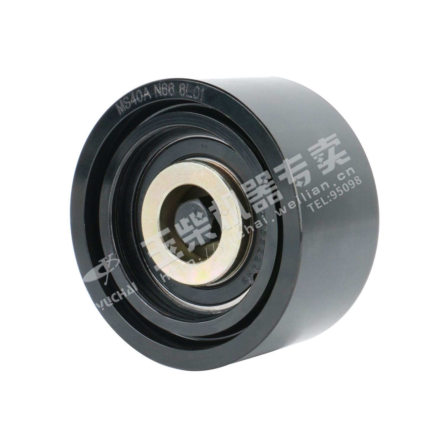 Multi-wedge belt idler assembly-3