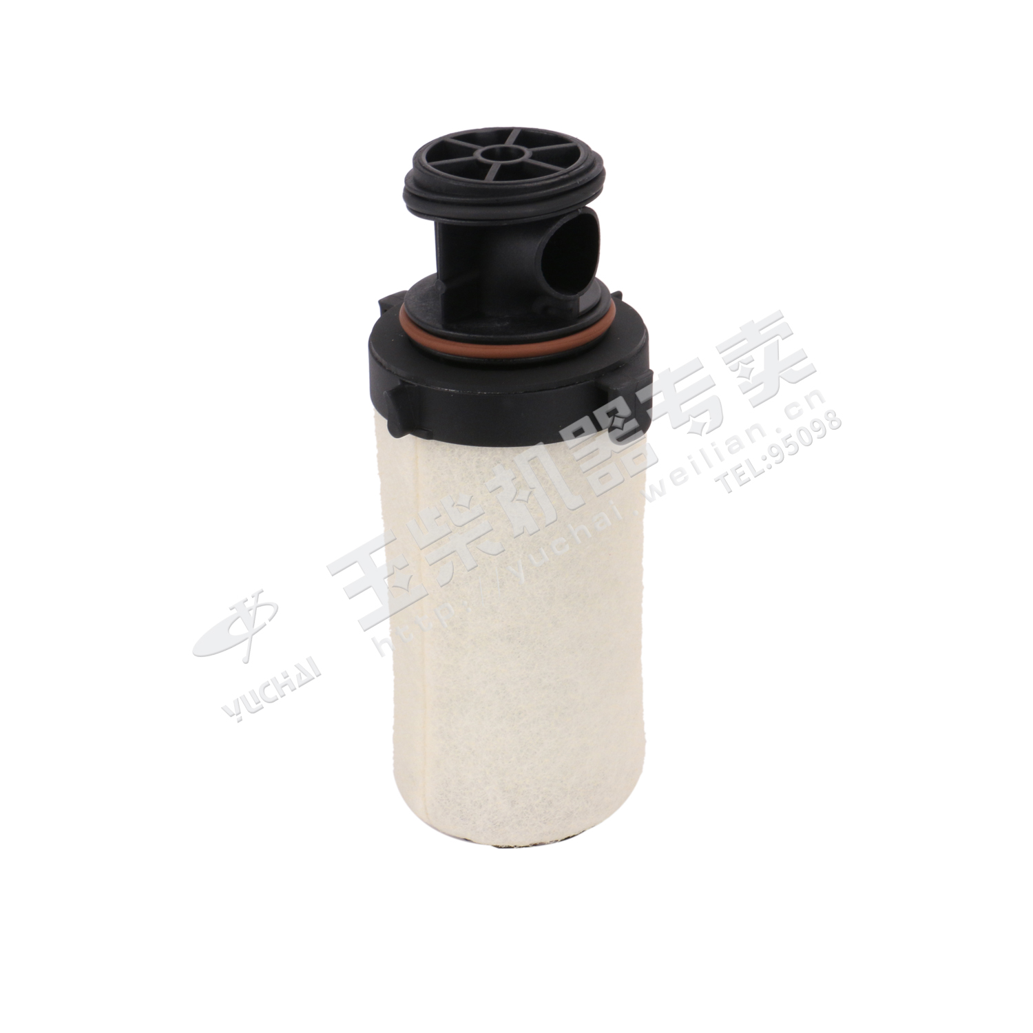 Low pressure filter element assembly