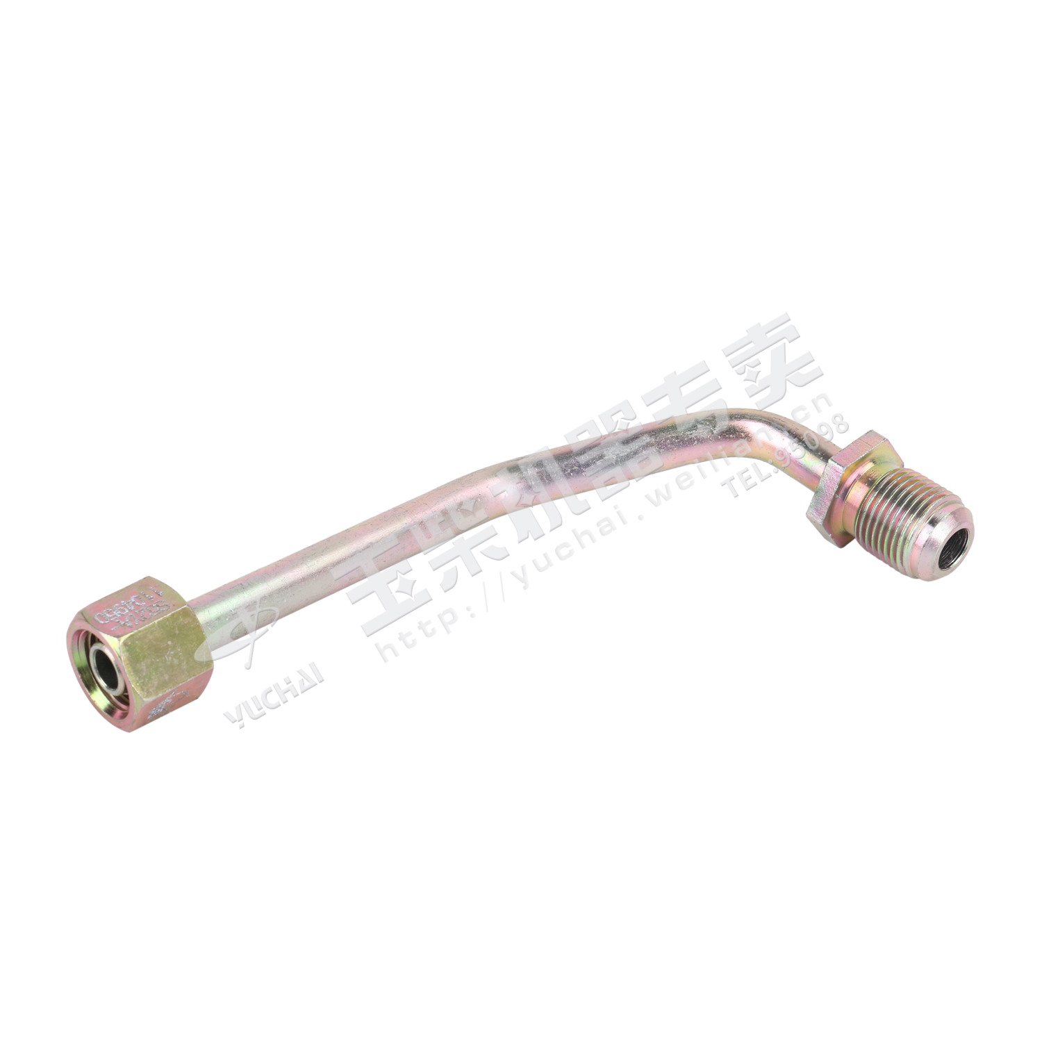 Oil inlet pipe assembly