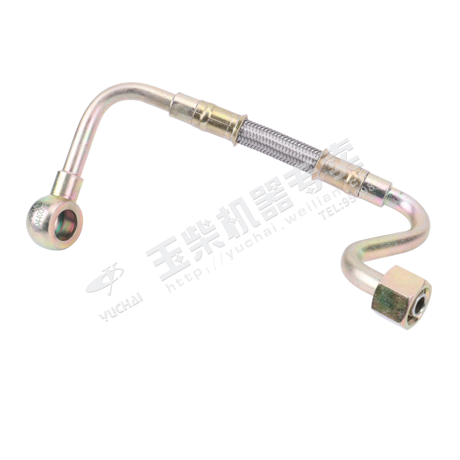 Diesel filter to oil injection pump pipe components