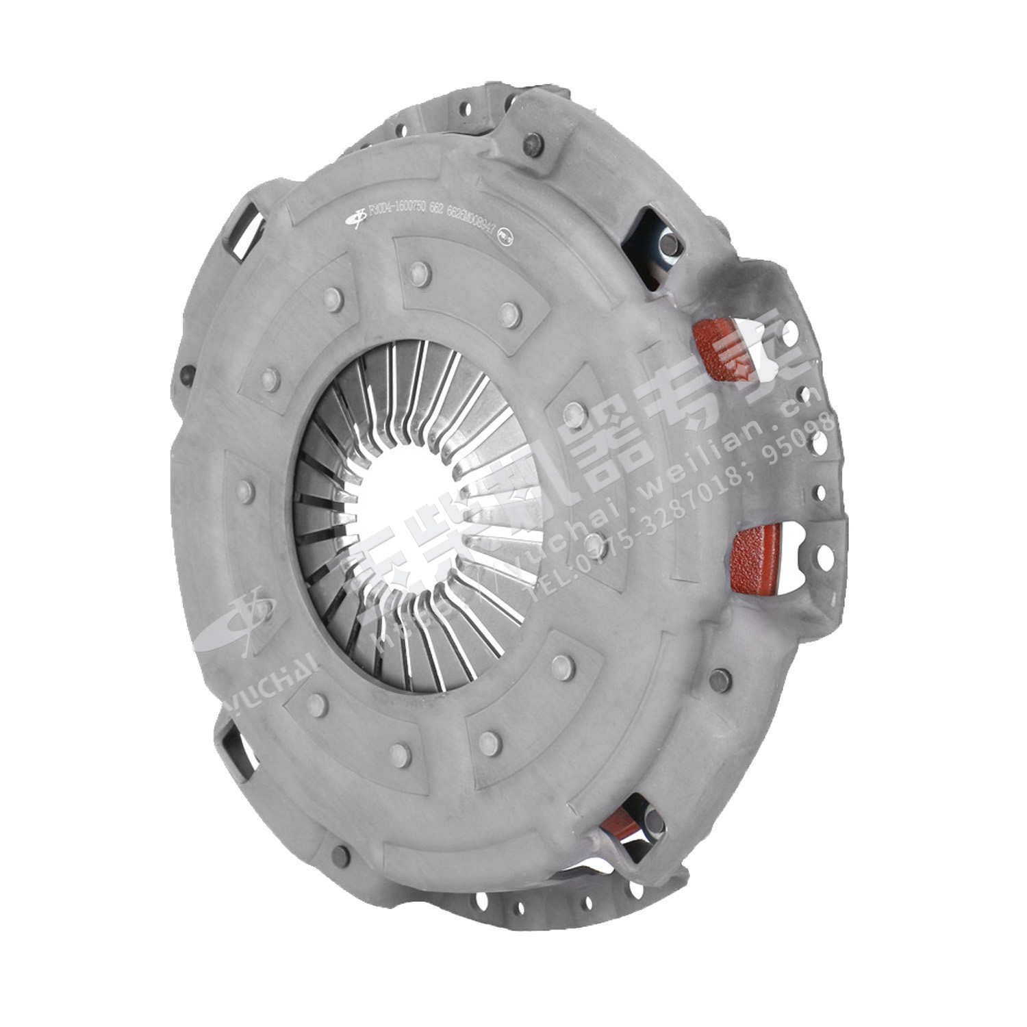Clutch cover and pressure plate subassembly