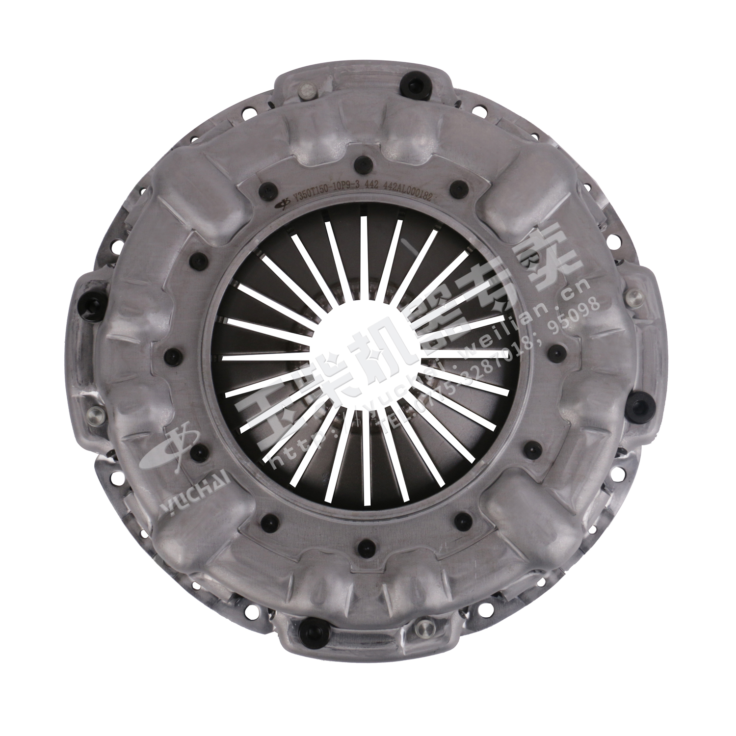 Clutch cover and pressure plate subassembly