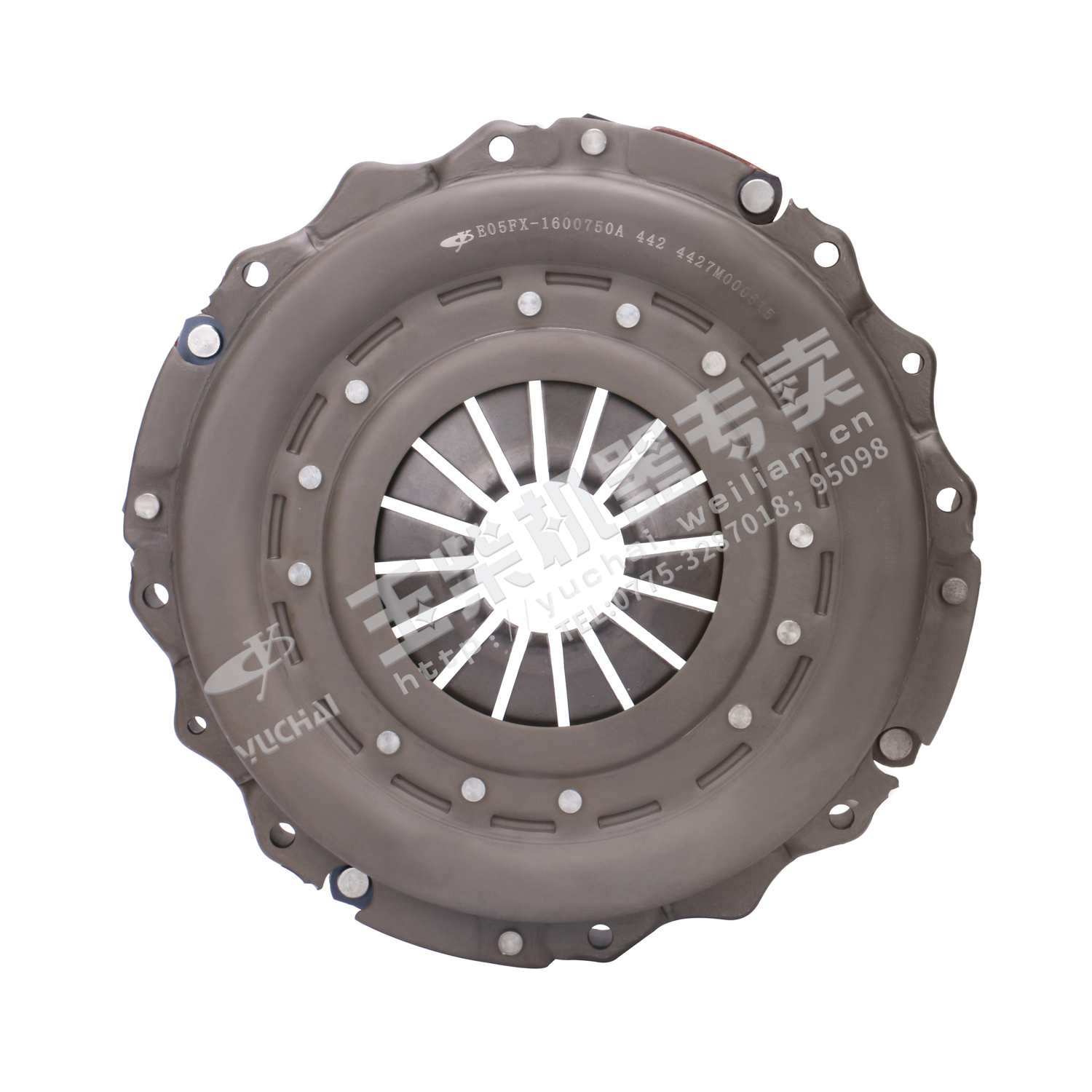 Clutch cover and pressure plate subassembly