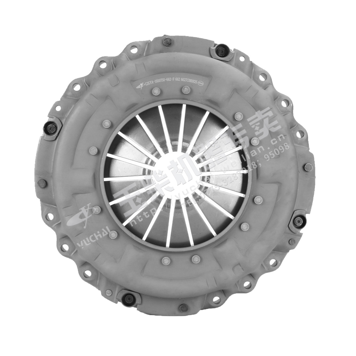 Clutch cover and pressure plate subassembly